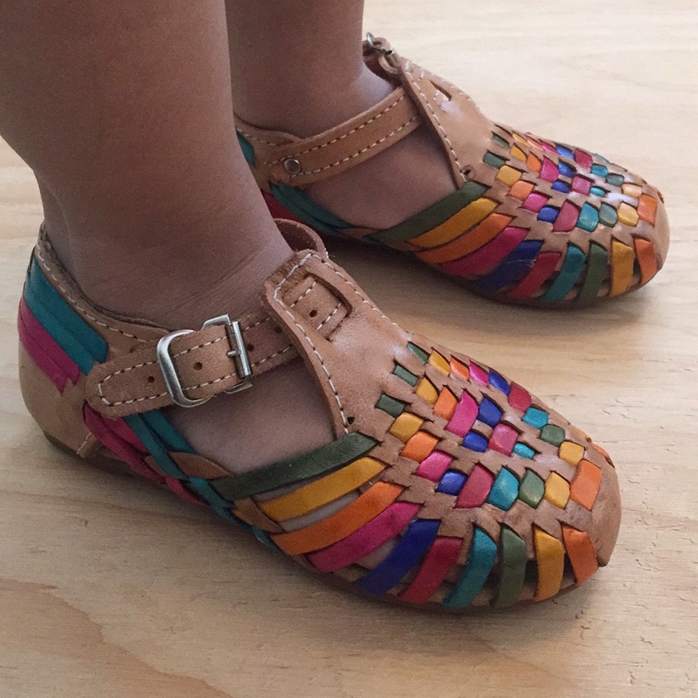 Babies and toddlers Leather Mexican Huaraches NEW! - Picture 4 of 4